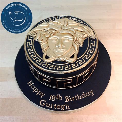 Versace Round Cake 